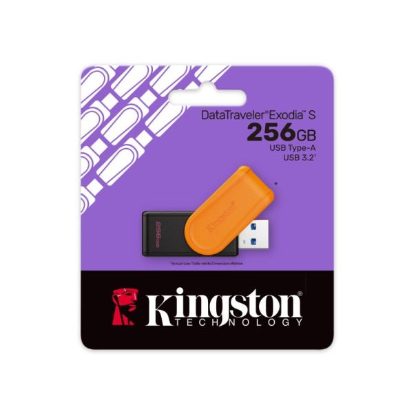 KINGSTON USB Flash memorija 256GB DataTraveler Exodia S USB 3.2 Gen1 DTXS/256GB - USB01313