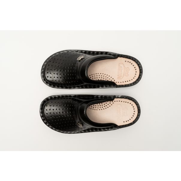 LEON Ženska papuča Elena II-crna - V200-CR