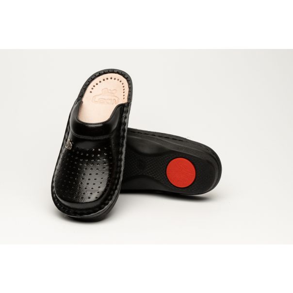 LEON Ženska papuča Elena II-crna - V200-CR