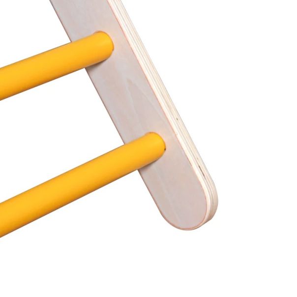 Pikler trougao KINDER HOME 2 u 1 Drvena penjalica i tobogan - V01F021