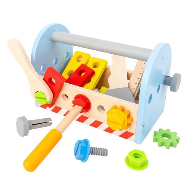 KINDER HOME Drveni alat u torbi,set za igru - V03D150