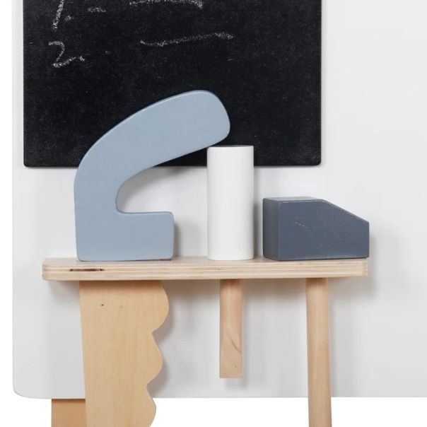 Dečija drvena radionica sa alatima, KINDER HOME, plava - V03D242C