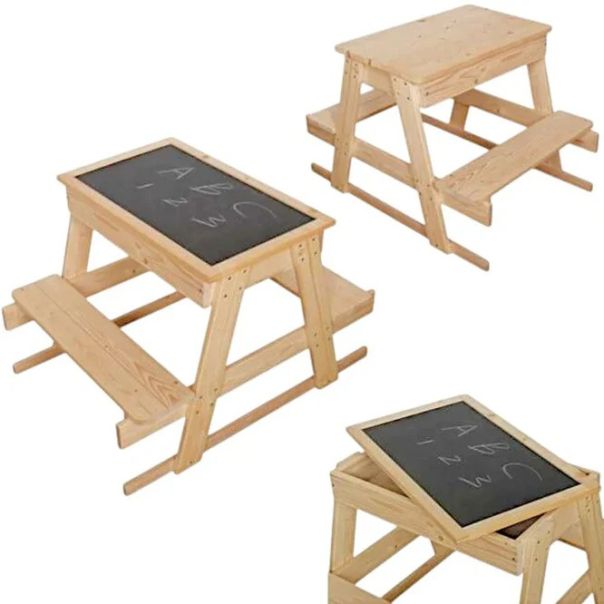 Dečiji piknik sto sa tablom i kutijom za odlaganje KINDER HOME - V08G434