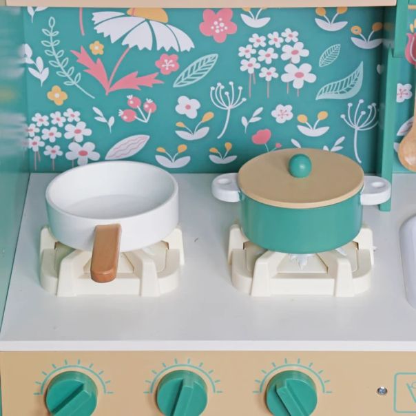 KINDER HOME Dečija drvena kuhinja - V10C790B