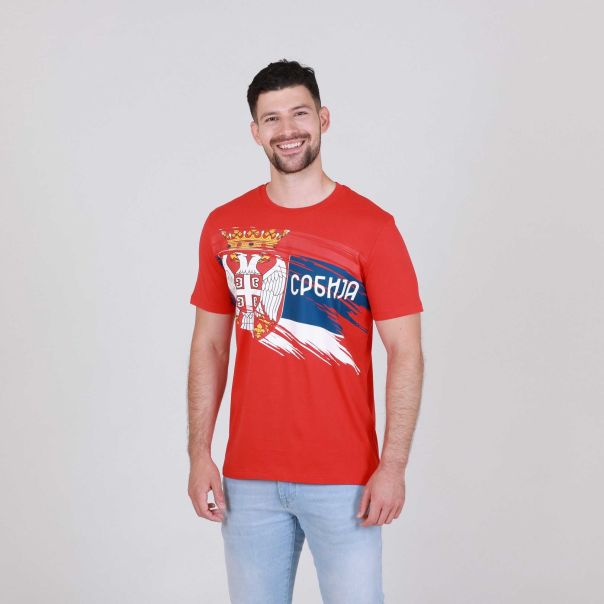 RANG Majica kratak rukav Srbija M - V221M01-03