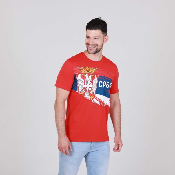 RANG Majica kratak rukav Srbija M - V221M01-03