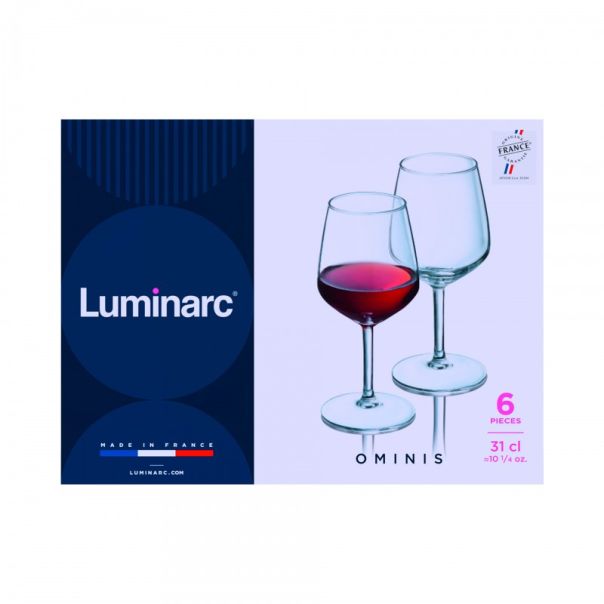 LUMINARC Set čaša  za vino 310ml Ominis case 6/1 - V6003