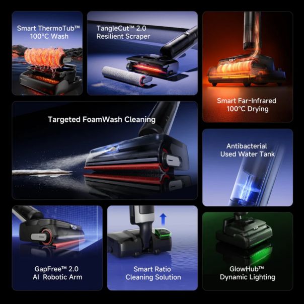 DREAME Wet&Dry štapni usisivač  H15 Pro Foam Wash - EP2874159