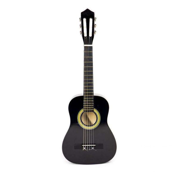 ECO TOYS Drvena gitara za decu, crna - HX18022-30DARK