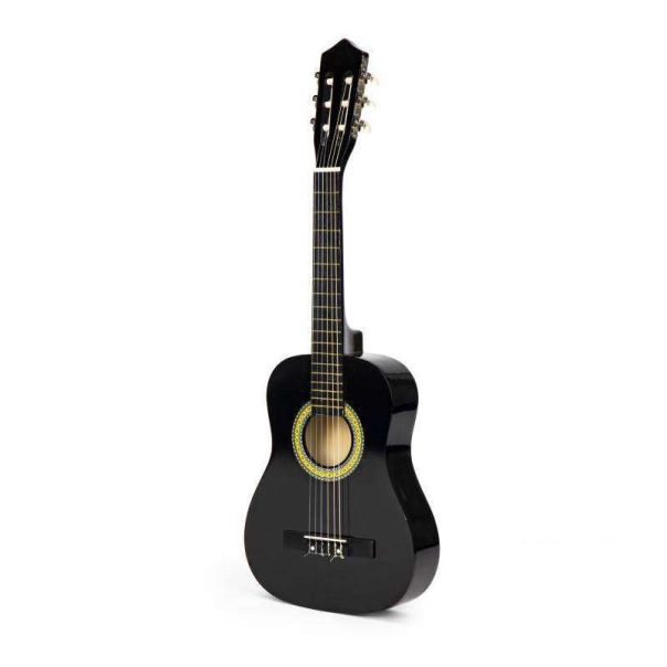 ECO TOYS Drvena gitara za decu, crna - HX18022-30DARK