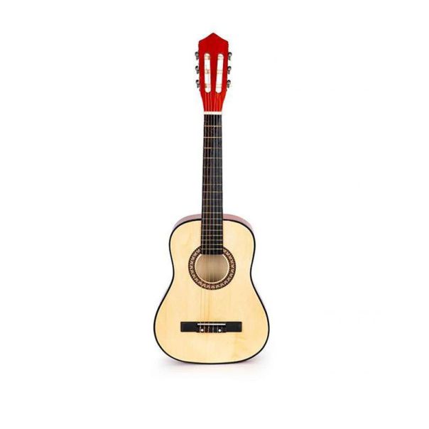 ECO TOYS Drvena gitara za decu, crvena - HX18022-30C