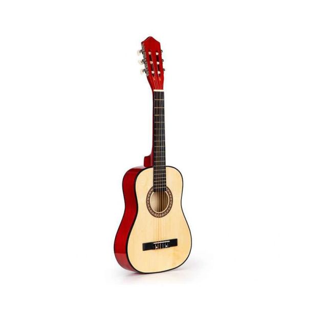 ECO TOYS Drvena gitara za decu, crvena - HX18022-30C