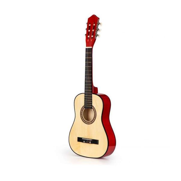 ECO TOYS Drvena gitara za decu, crvena - HX18022-30C