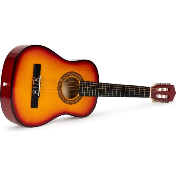 ECO TOYS Drvena gitara za decu, natural - HX18022-30