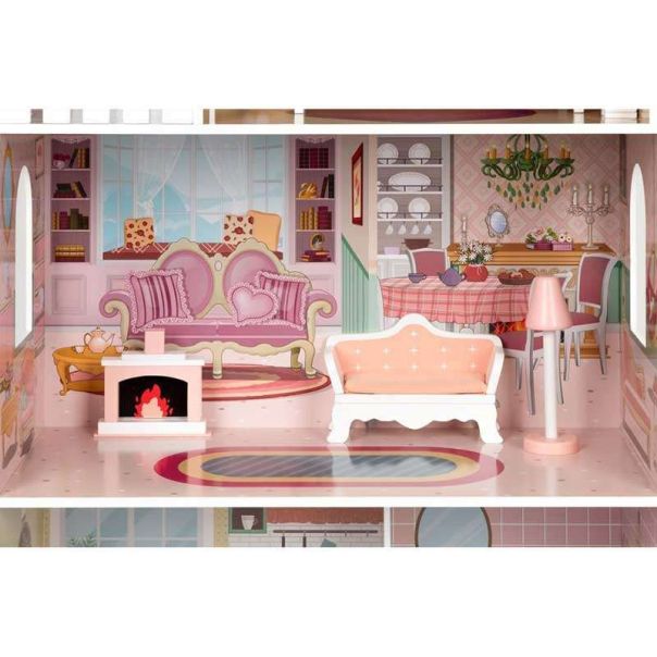 ECO TOYS Velika drvena kucica za lutke - EP2687987