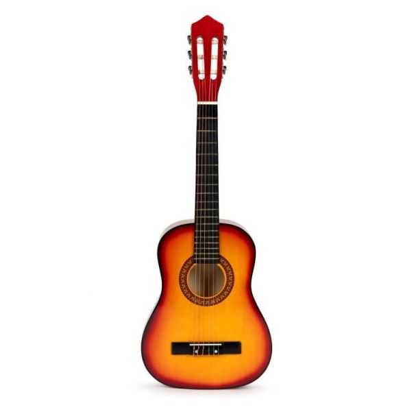 ECO TOYS Velika klasična drvena gitara za decu sa 6 žica – ecotoys - EP2749301