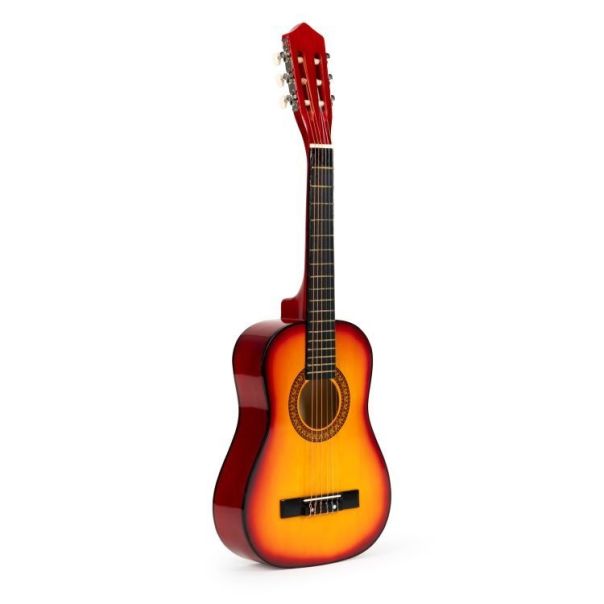 ECO TOYS Velika klasična drvena gitara za decu sa 6 žica – ecotoys - EP2749301