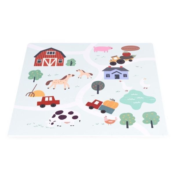 ECO TOYS Velike podne puzzle 90.5x90.5cm Farma, 21 deo - ECOEVA020