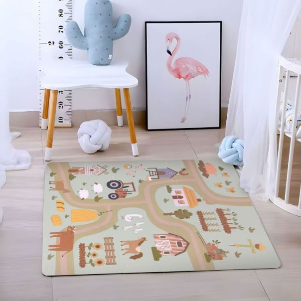 ECO TOYS Velike podne puzzle 90.5x90.5cm Farma, 21 deo - ECOEVA019