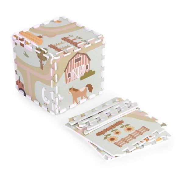 ECO TOYS Velike podne puzzle 90.5x90.5cm Farma, 21 deo - ECOEVA019