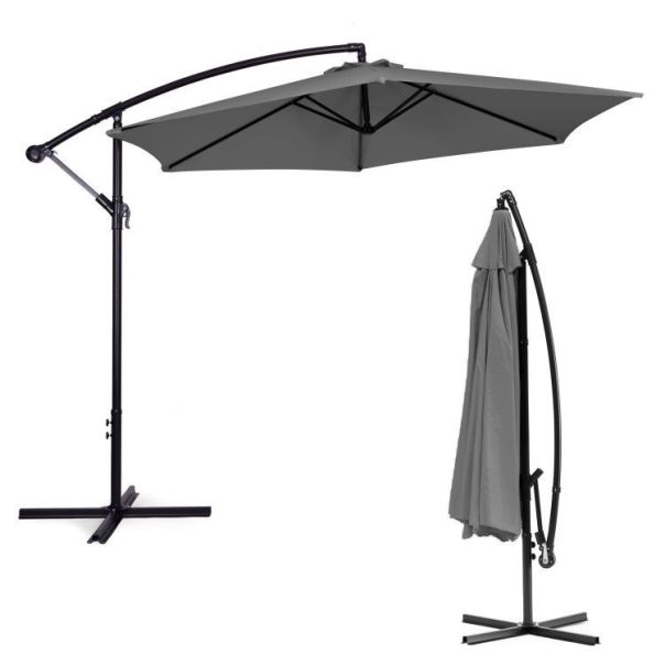 MODERNHOME Suncobran 3m, siva - XS-UMS021 GREY