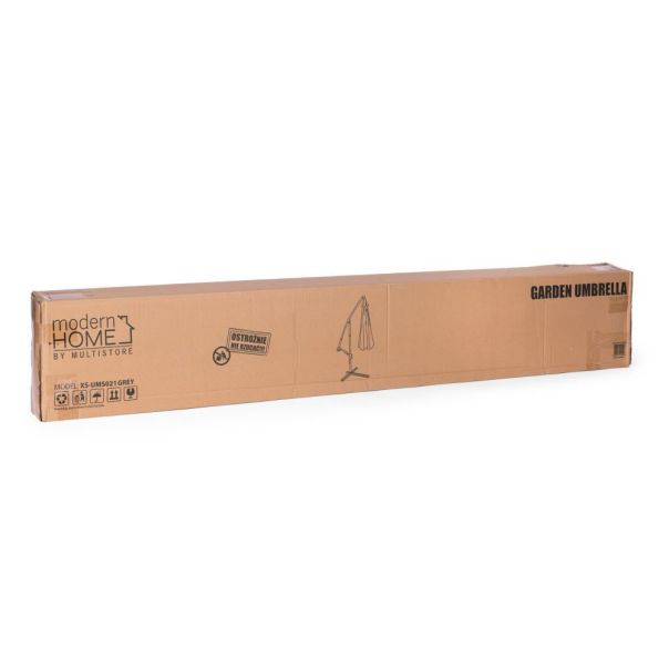 MODERNHOME Suncobran 3m, siva - XS-UMS021 GREY
