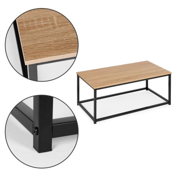 MODERNHOME Veliki braon sto za kafu - CJ904840