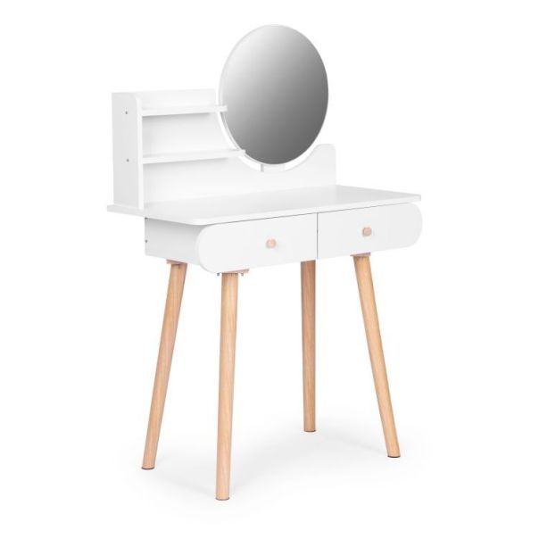 MODERNHOME Veliki moderni toaletni sto za šminku sa ogledalom i policama - EP2751997