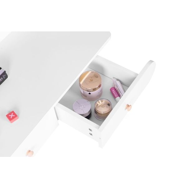 MODERNHOME Veliki moderni toaletni sto za šminku sa ogledalom i policama - EP2751997