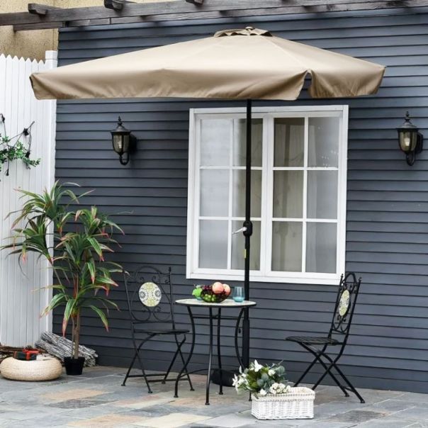 MODERNHOME Pravugaoni suncobran 200x140cm, bež - SL-UM019 BEIGE