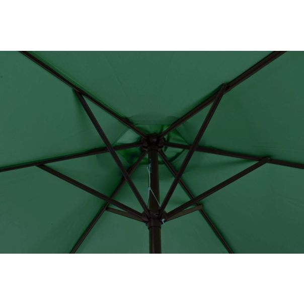 MULTIGARDEN Ugaoni suncobran 270cm, zelena - SL-UM003C GREEN