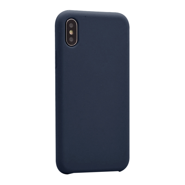 Maska za iPhone XS Max Velvet touch tamno plava - 030622-1