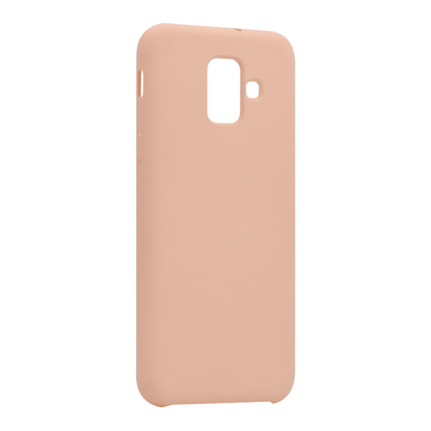 Maska za Samsung A6/ A600F (2018) Velvet touch roze - 030643