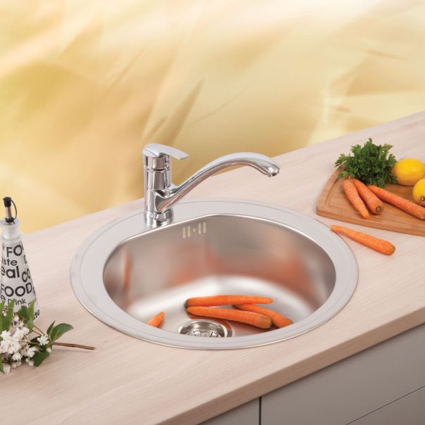 METALAC INKO Sudopera inox okrugla Venera 510E fi 90 polirana - 123329