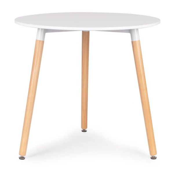 BOLZZ Verona okrugli sto 80 cm - BOLVERTBLWHIT