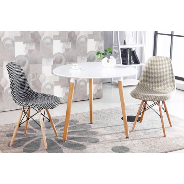BOLZZ Verona okrugli sto 80 cm - BOLVERTBLWHIT