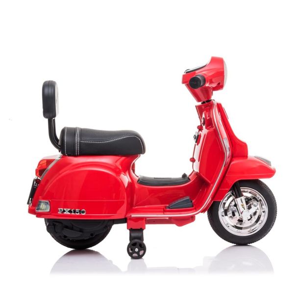 EUROBAJK Dečji motor na akumulator Vespa PX150, crvena - 10431