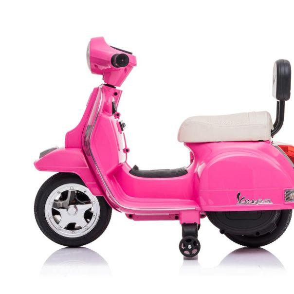 EUROBAJK Dečji motor na akumulator Vespa PX150, roze - 10433-1