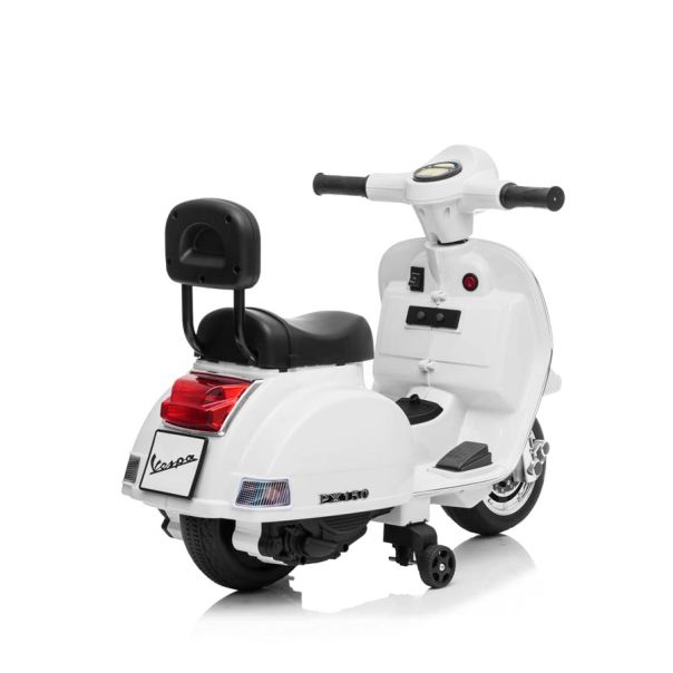 EUROBAJK Dečji motor na akumulator Vespa PX150, bela - 10434