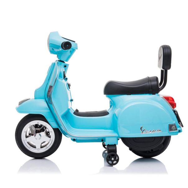 EUROBAJK Dečji motor na akumulator Vespa PX150, plava - 10432