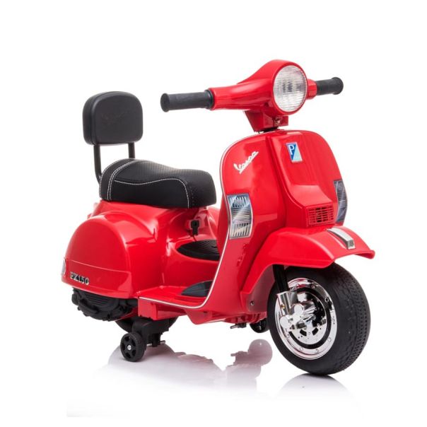 EUROBAJK Dečji motor na akumulator Vespa PX150, crvena - 10431