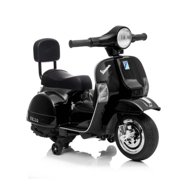 EUROBAJK Dečji motor na akumulator Vespa PX150, crna - 10399