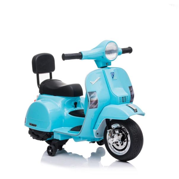 EUROBAJK Dečji motor na akumulator Vespa PX150, plava - 10432