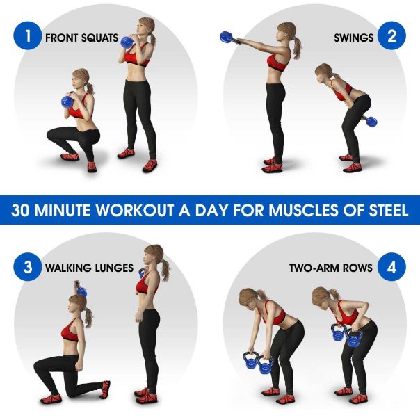 RING Kettlebell 6kg metal vinyl RX DB2174-6 blue - 2192