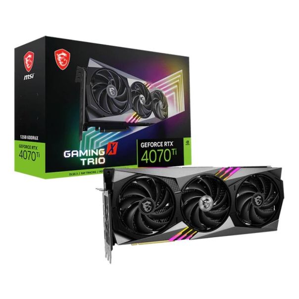 MSI nVidia GeForce RTX 4070 Ti 12GB 192bit RTX 4070 Ti GAMING X TRIO 12G - VGA02669