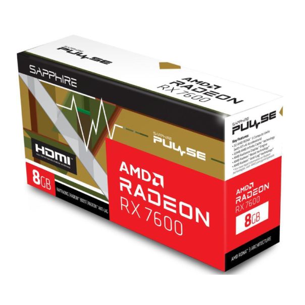 SAPPHIRE Grafička karta AMD Radeon RX 7600 XTX GDDR6 128bit - 11324-01-20G