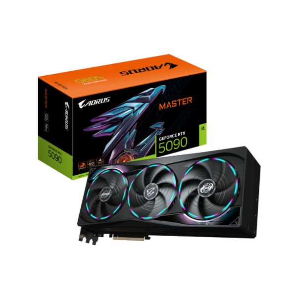 GIGABYTE Grafička karta RTX 5090 AORUS MASTER 32GB 512bit GV-N5090AORUS M-32GD rev 1.0 - GV-N5090AORUS M-32GD