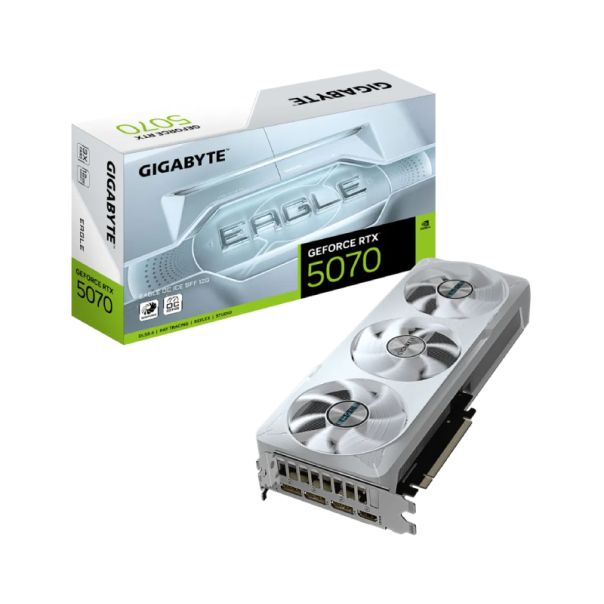 GIGABYTE Grafička karta GV-N5070EAGLEOC ICE-12GD RTX 5070 EAGLE OC ICE SFF 12GB - VGA02976