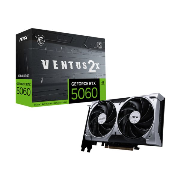 MSI GeForce RTX 5060 VENTUS 8GB 128bit GDDR7 RTX 5060 8G VENTUS 2X OC grafička karta - 44923