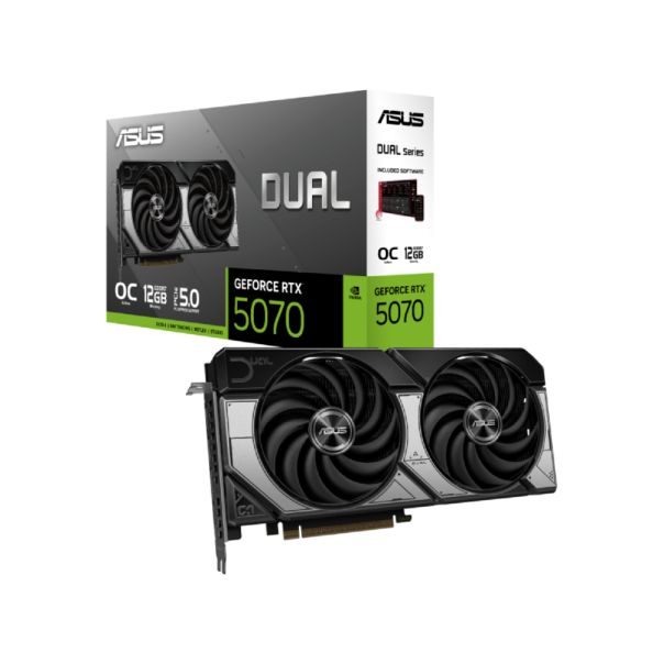 ASUS Graficka karta DUAL-RTX5070-O12G NVD/12GB/GDDR7/192bit/crna - 47271